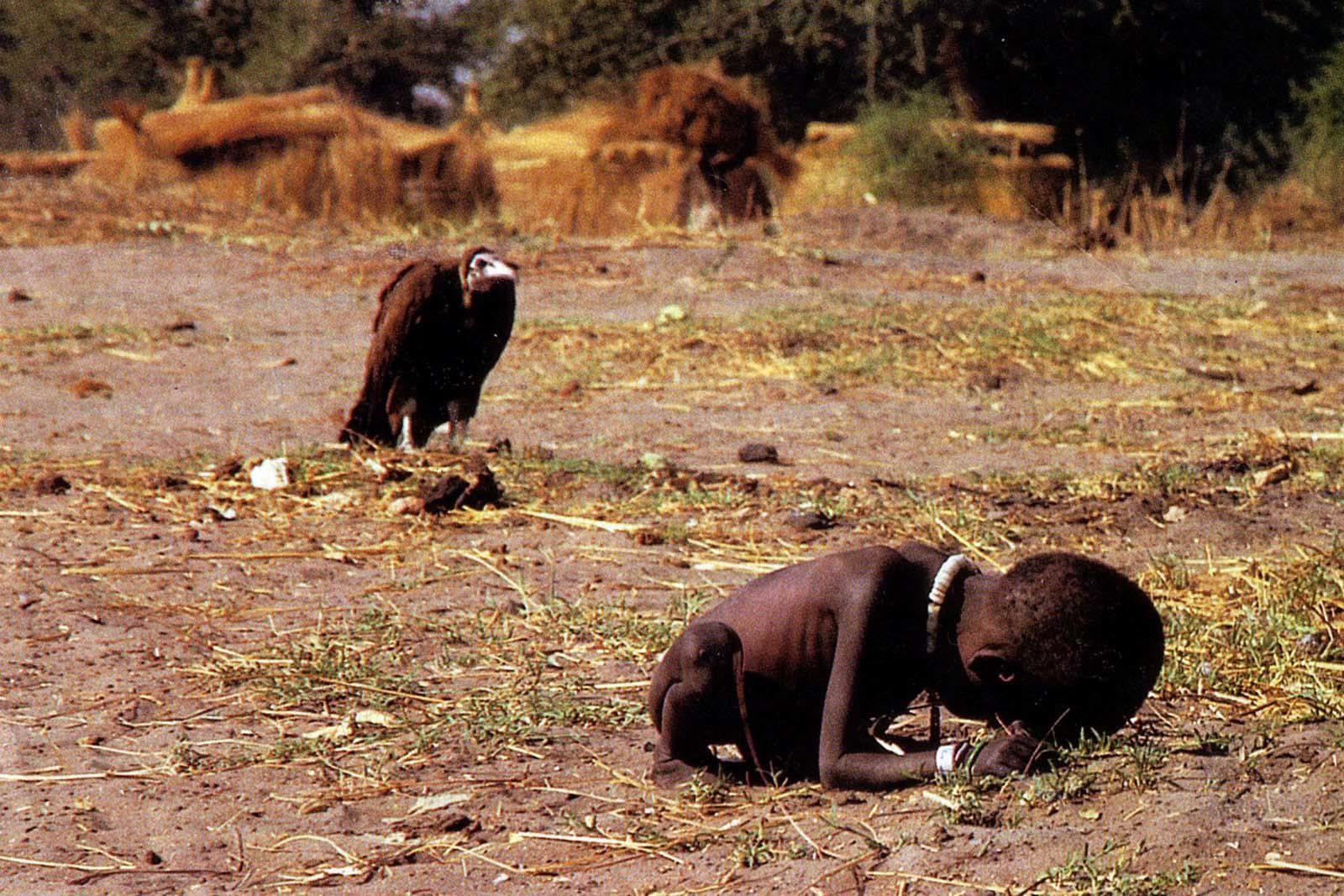 De impact van deze foto bracht Kevin Carter tot zelfmoord