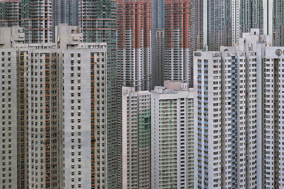Hoge gebouwen in Hong-Kong