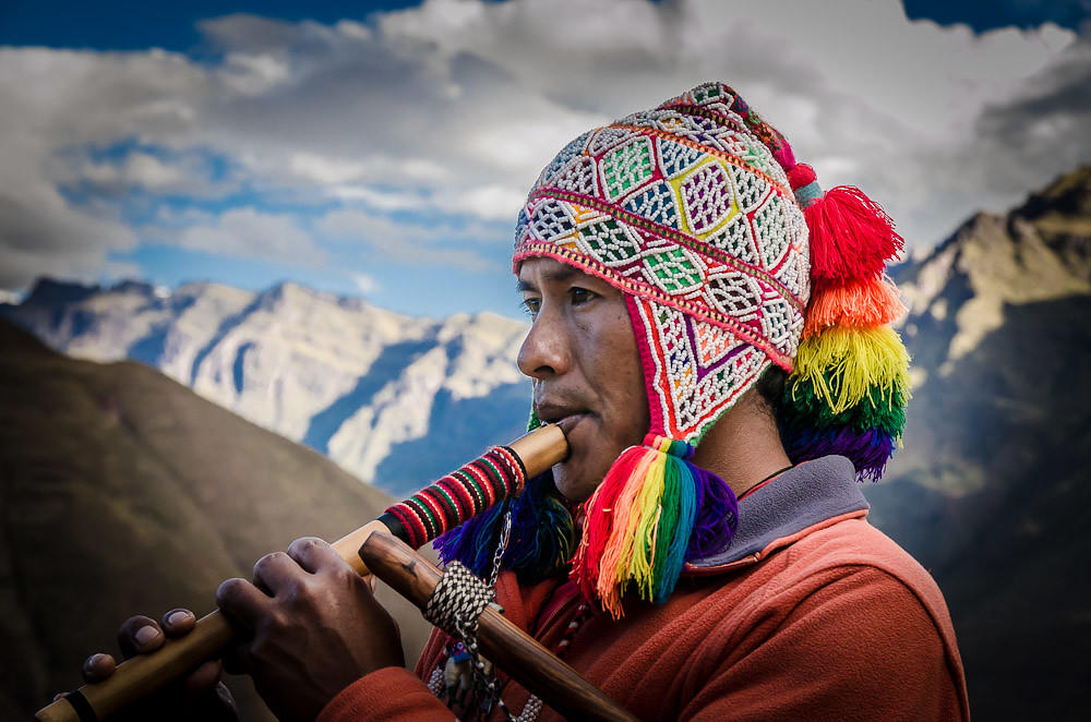 Bij de Inca´s waren panfluiten zeer belangrijk