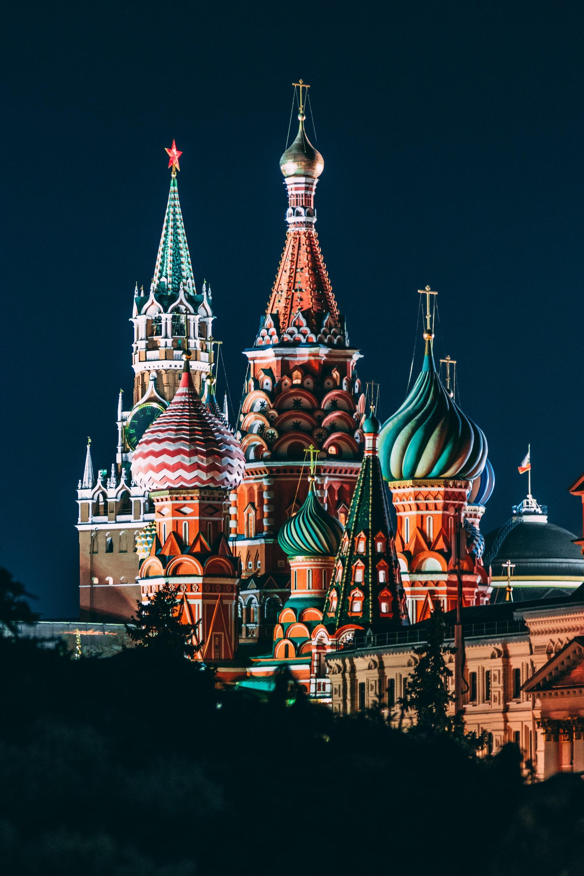 De bekende torens van het Kremlin.