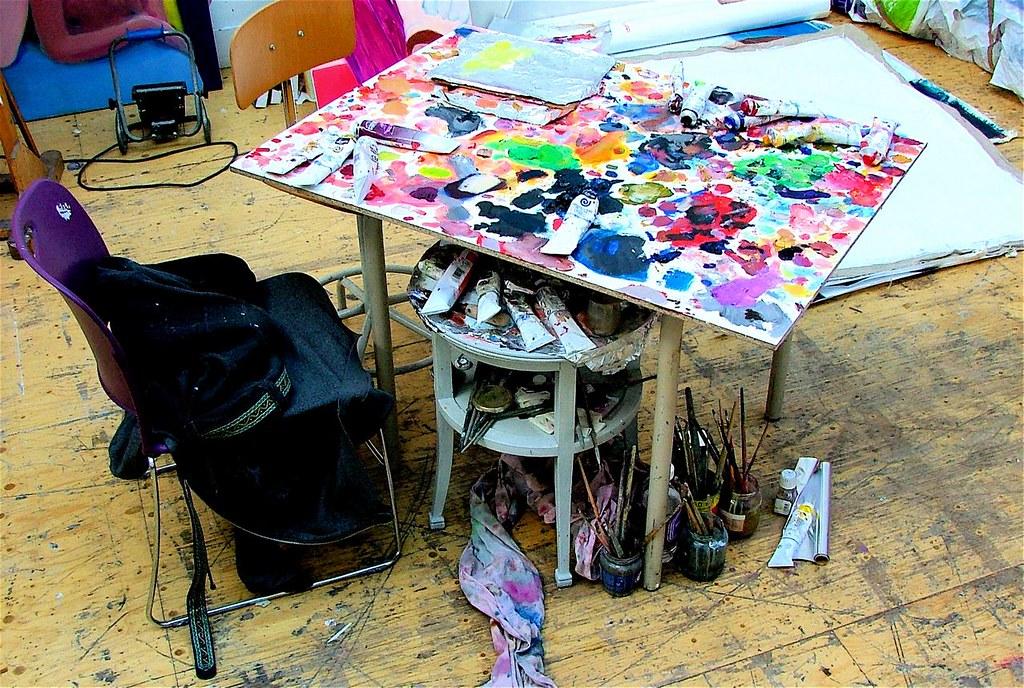 Studio van een student aan de KABK