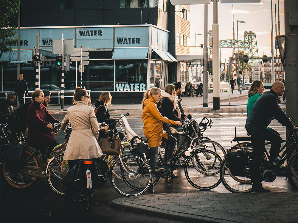 Fietsers in Nederland