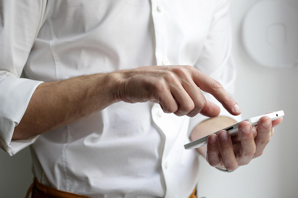 Tikken op de smartphone
