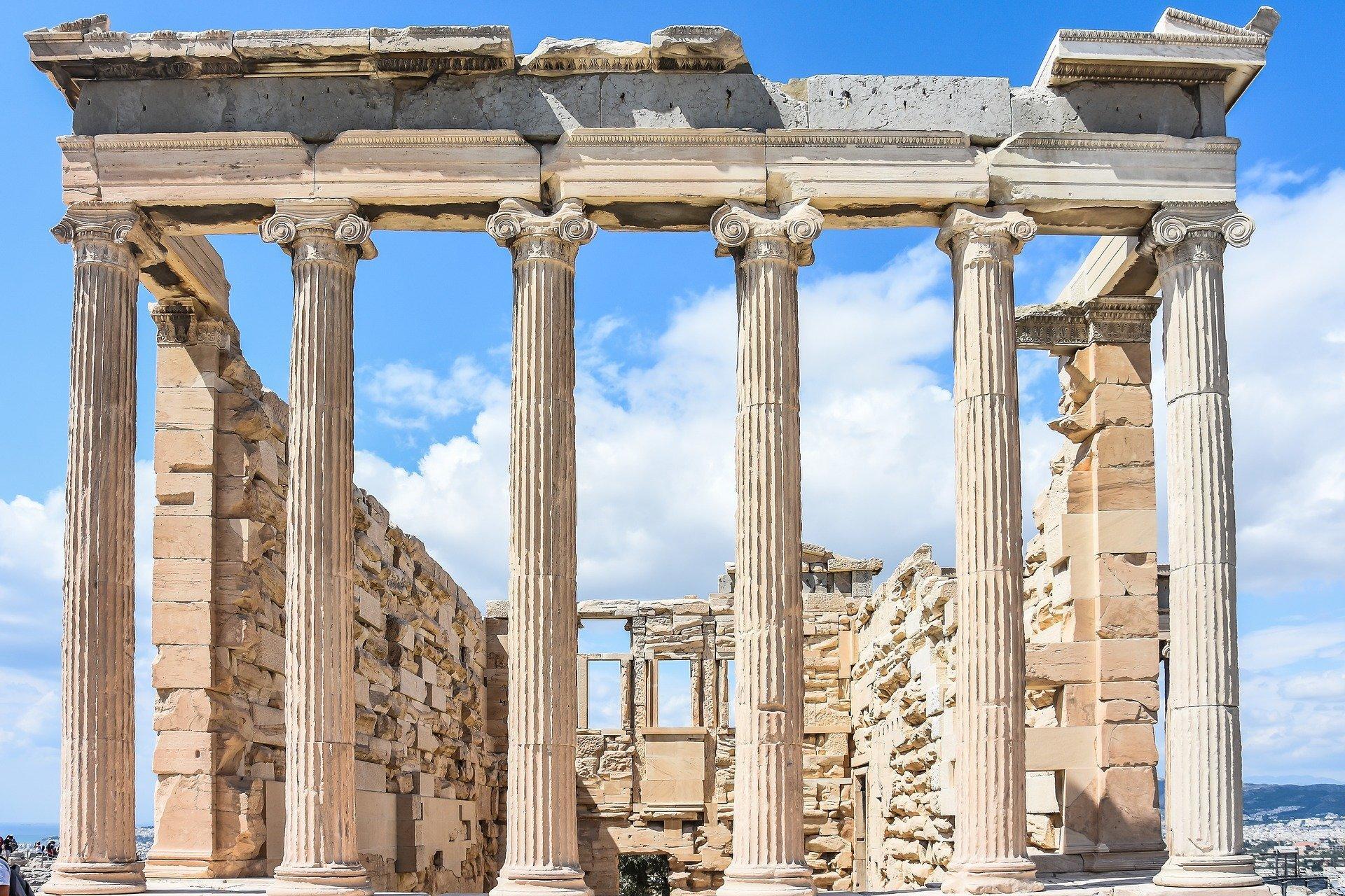 Het Parthenon in Athene