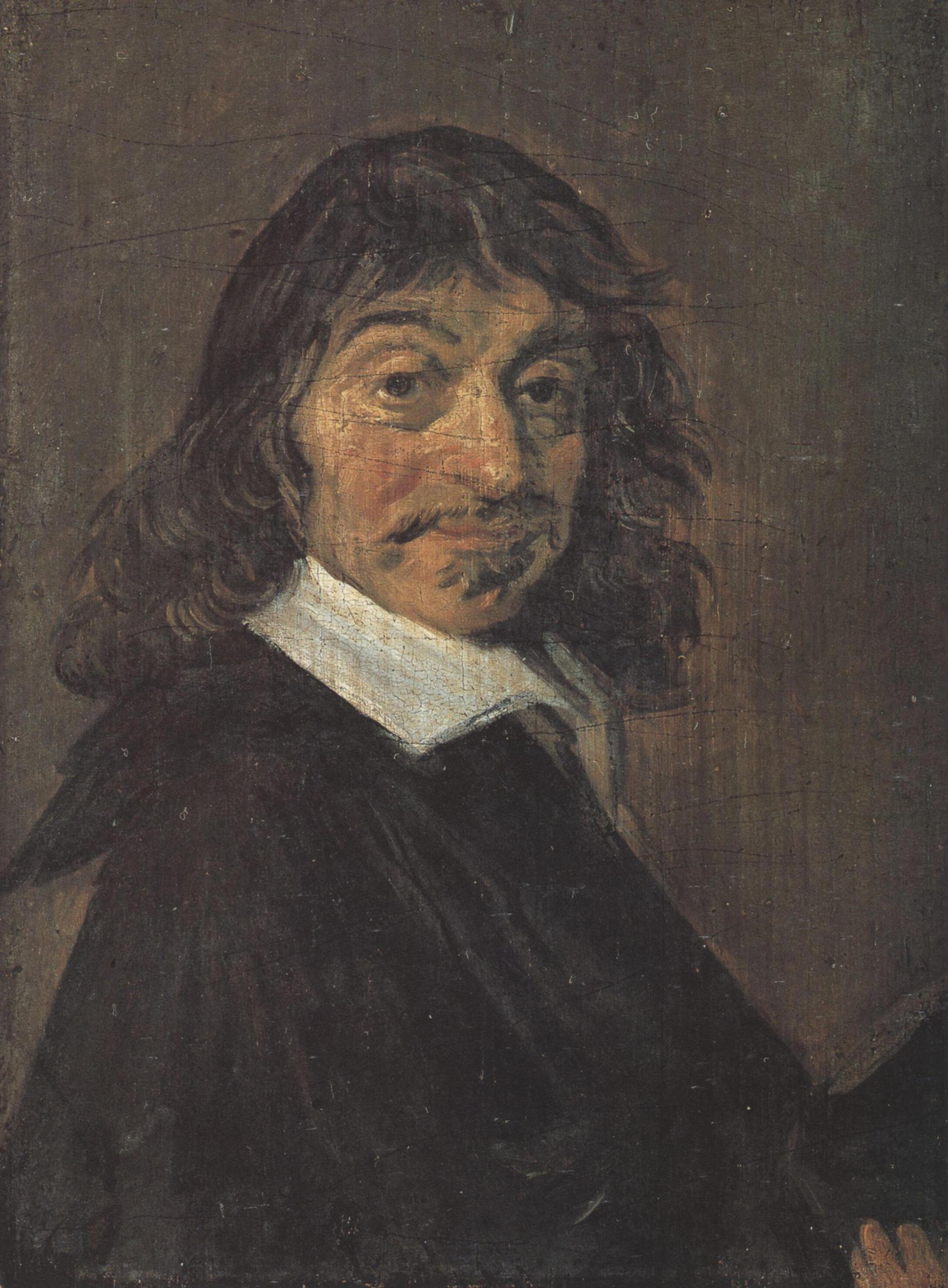 Een portret van Rene Descartes