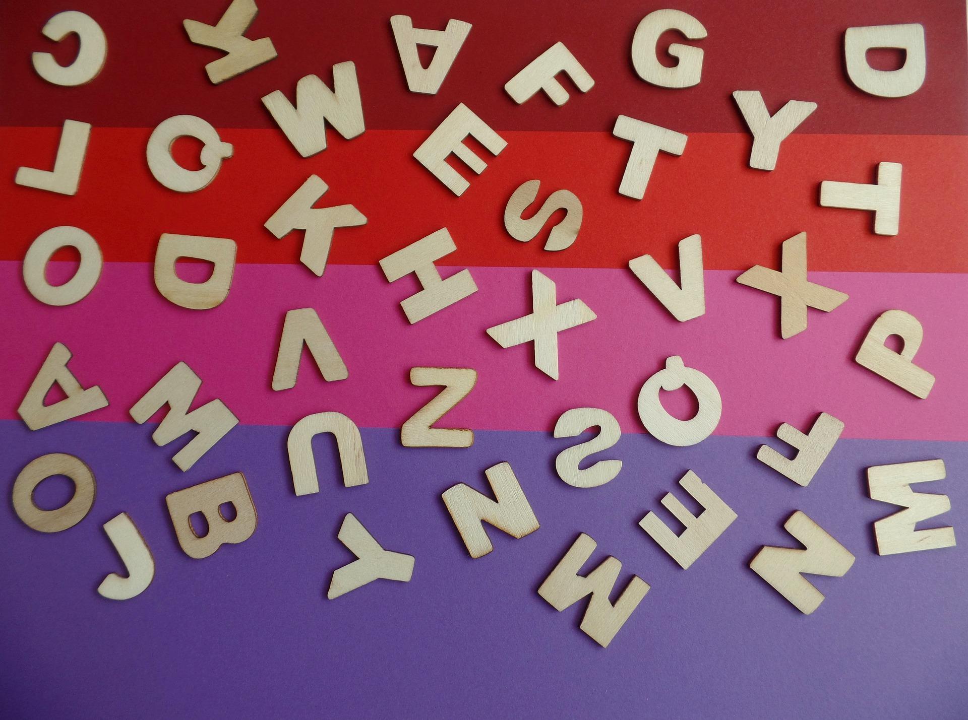 Letters kleurplaat