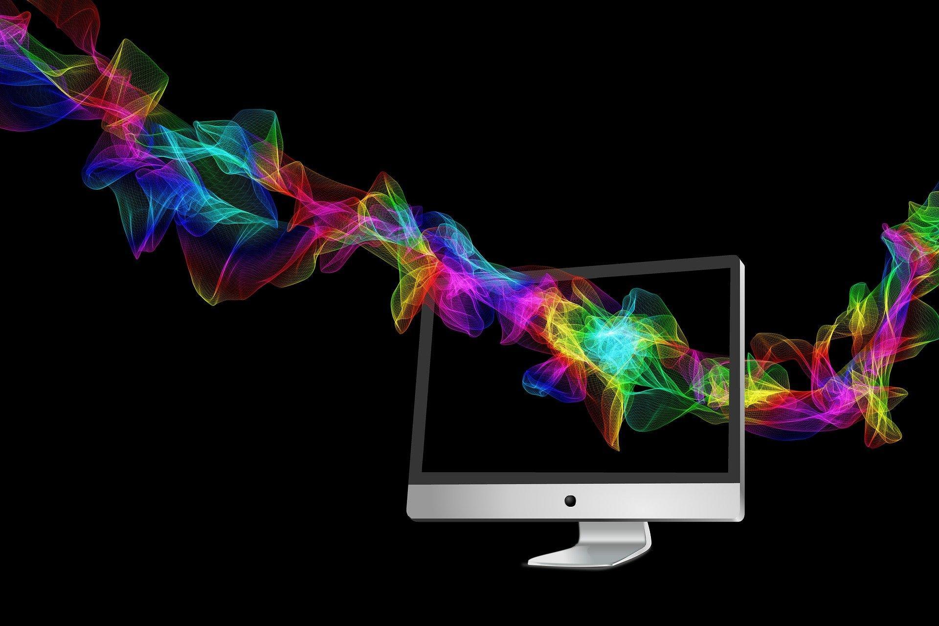 Computer kleuren animatie