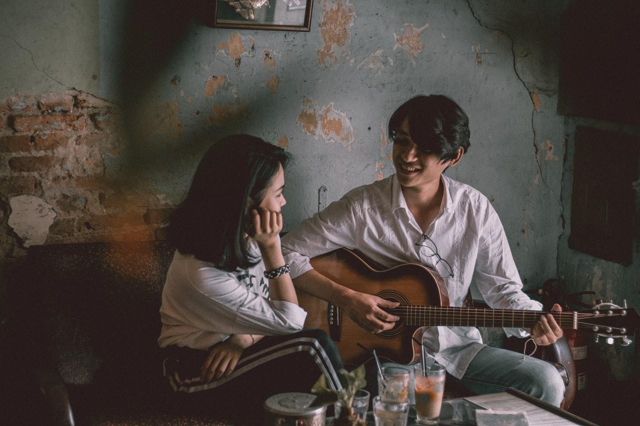 Gitarist in Azië
