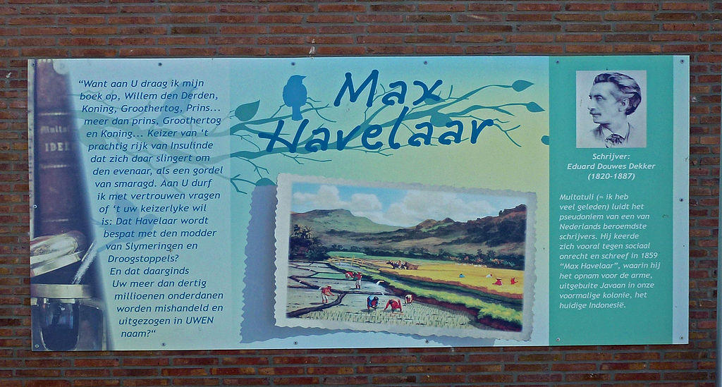 Eduard Douwes Dekker schreef onder de pseudoniem Multatuli