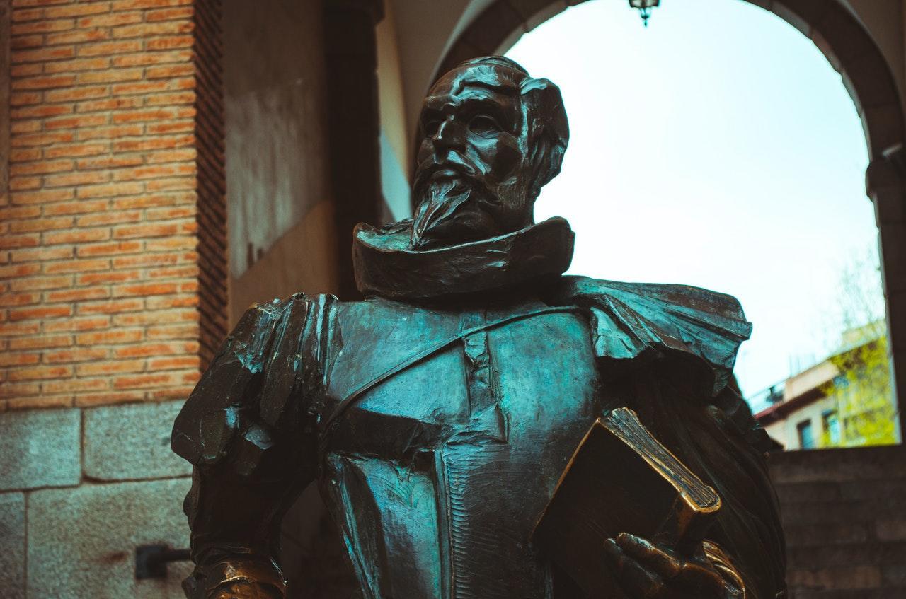 Beeld van een conquistador