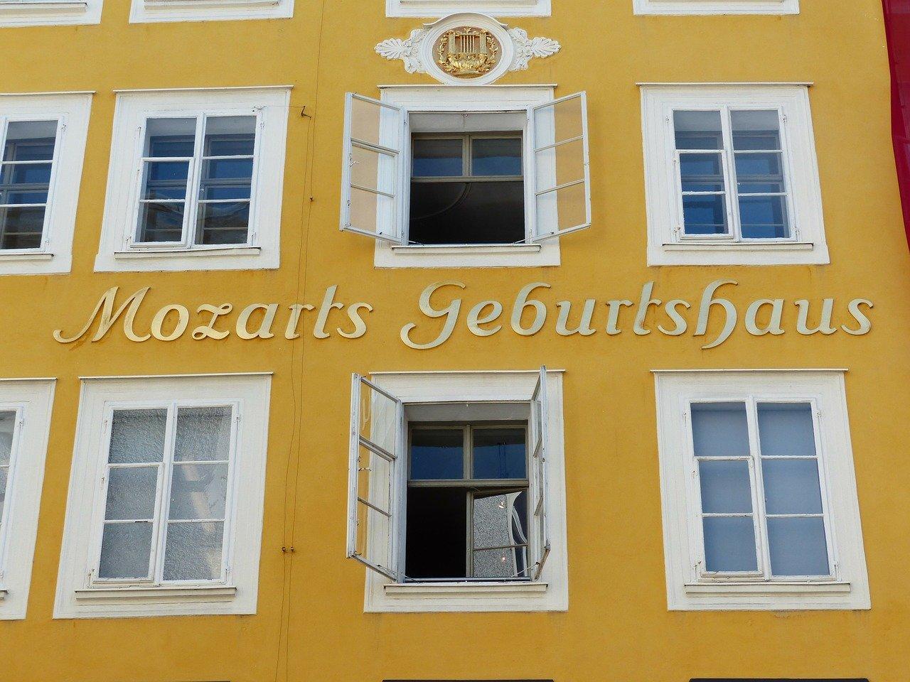 Het geboortehuis van Mozart in Salzburg