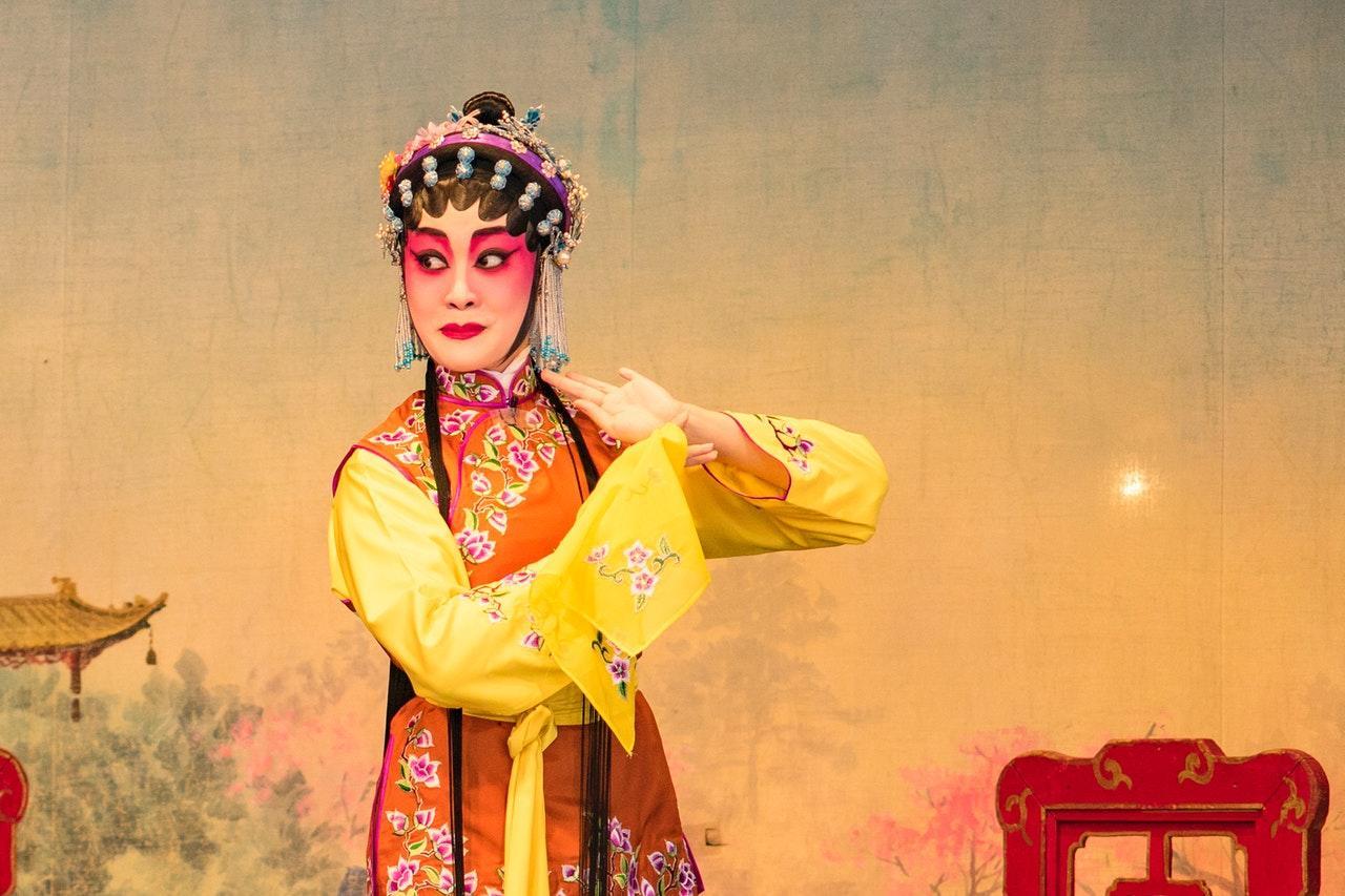 Een Chinese danseres