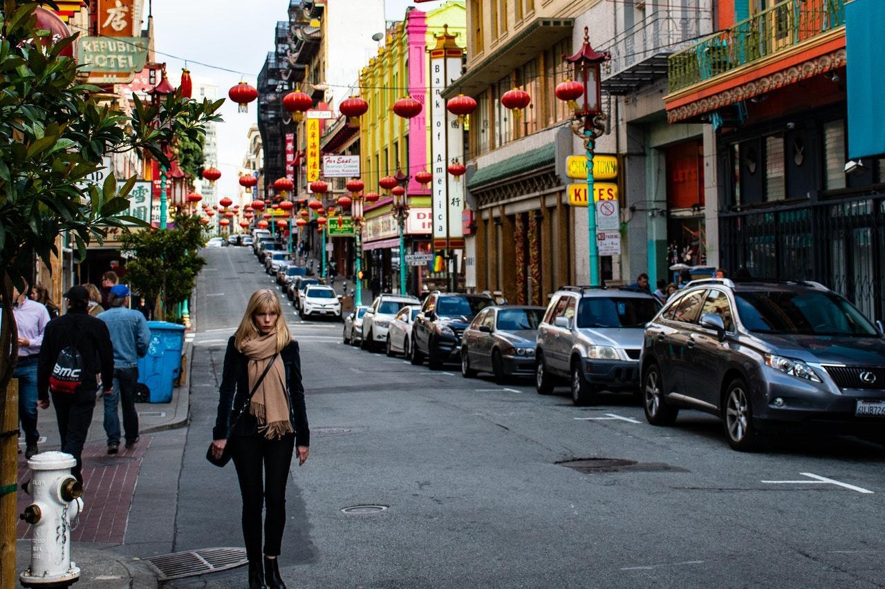 Een Chinese straat