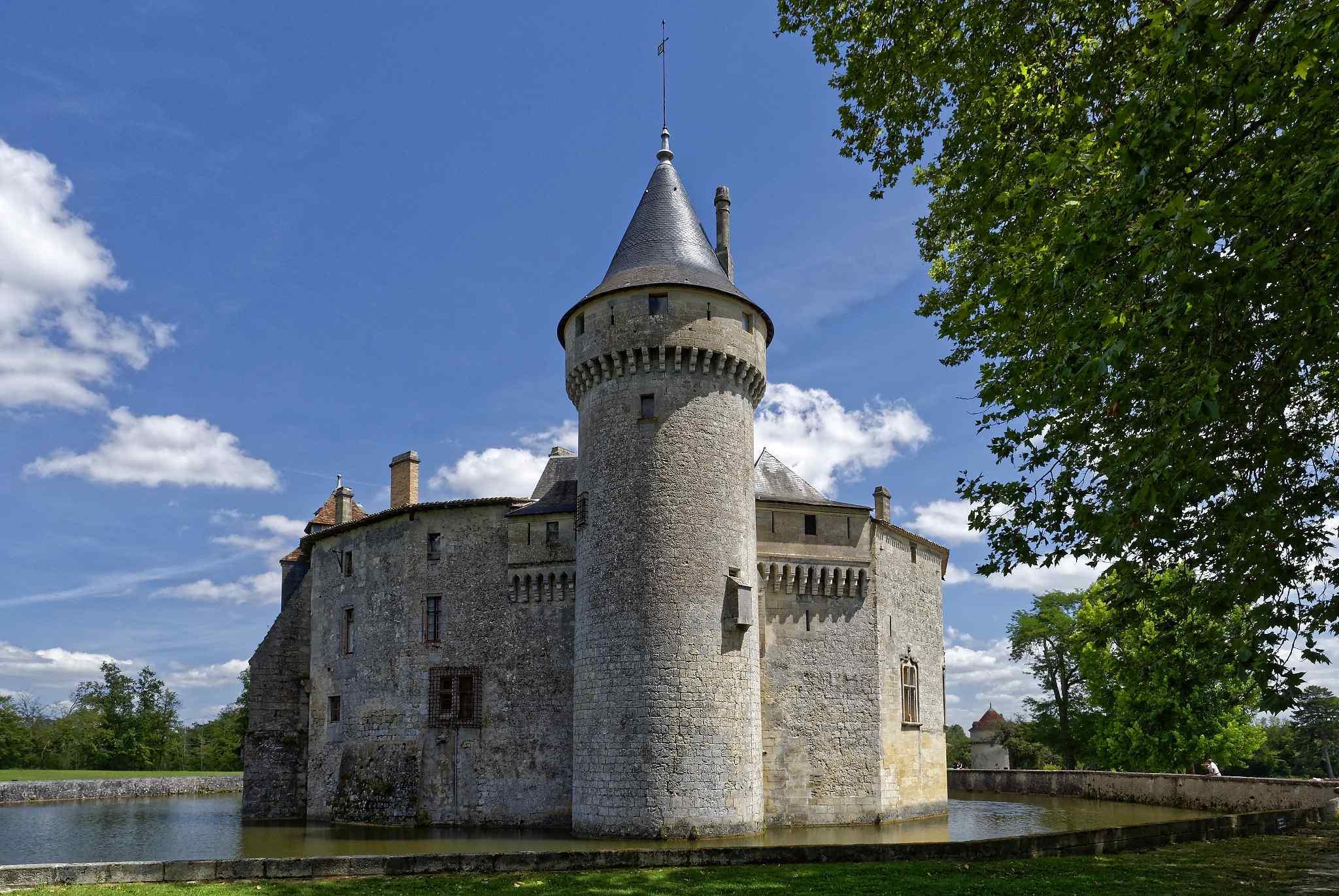 Château de La Brède in Gironde, Frankrijk