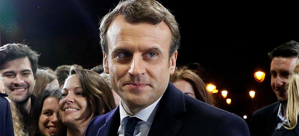 Emmanuel Macron won van Marine Le Pen