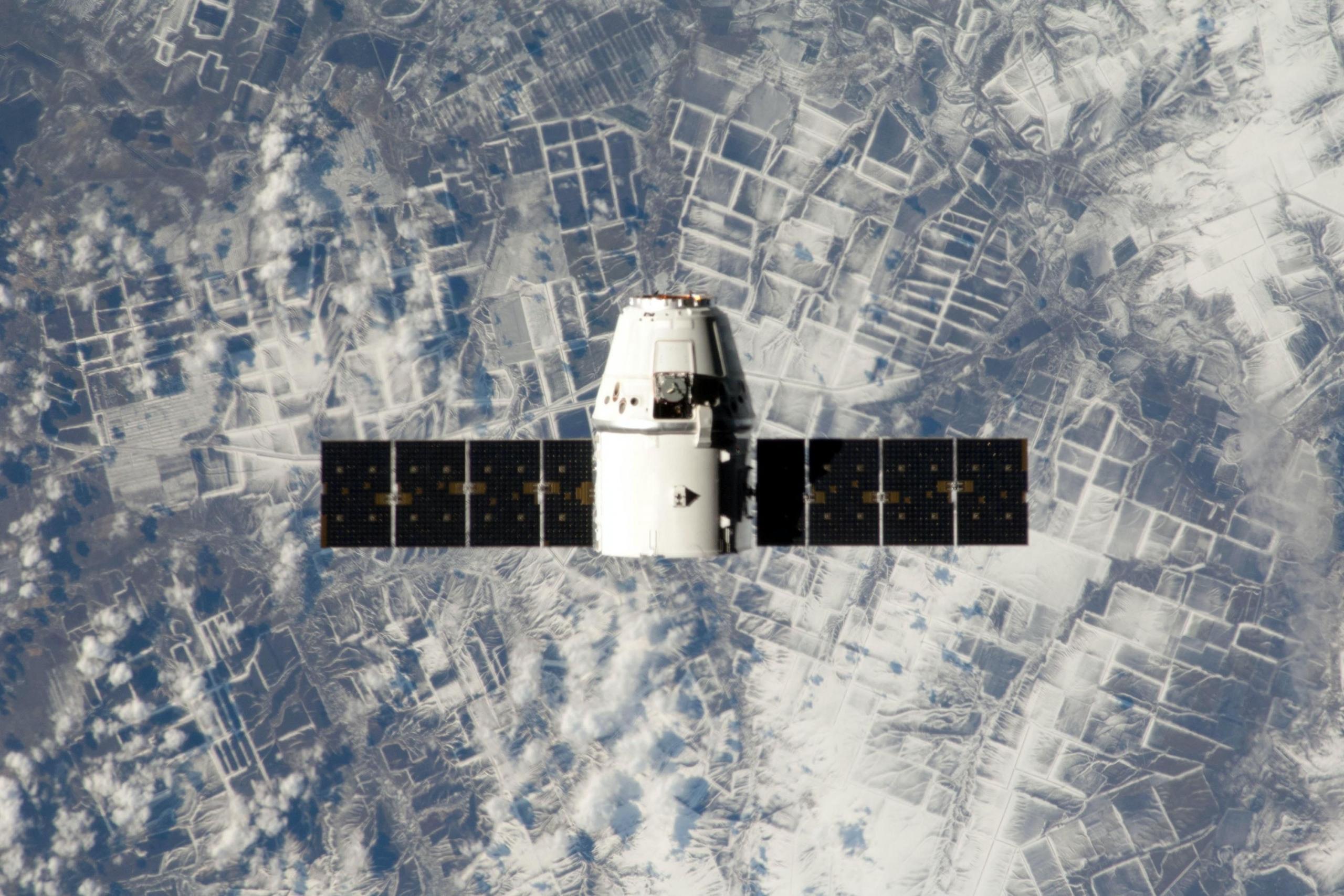 Satelliet in de ruimte
