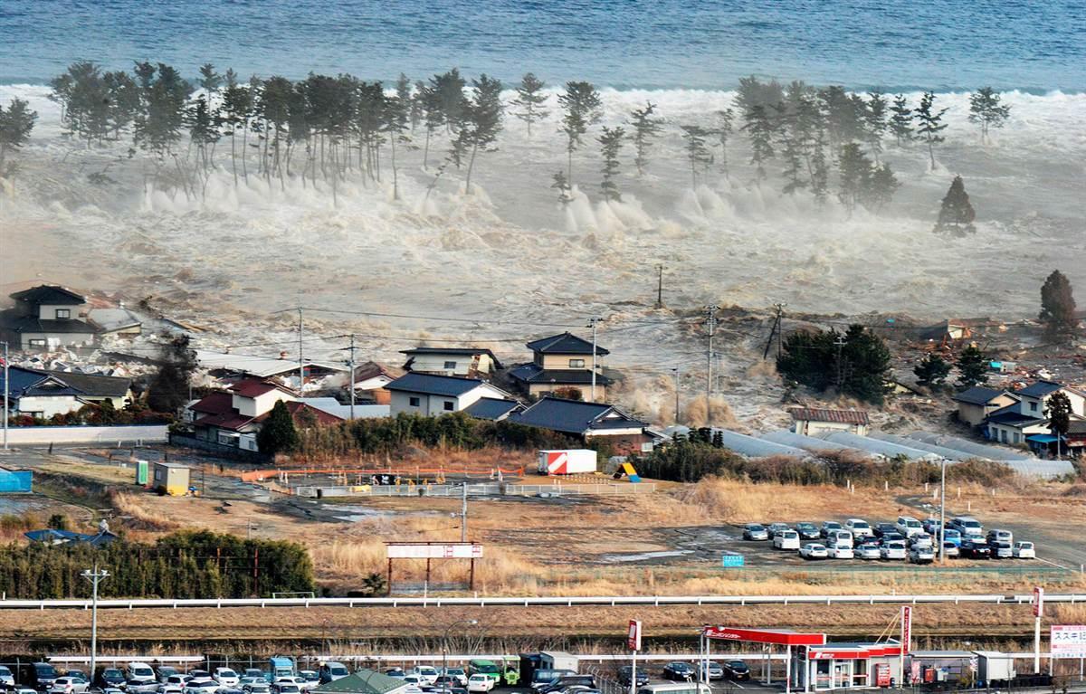 De tsunami van 2011 in Japan veroorzaakte enorm veel schade