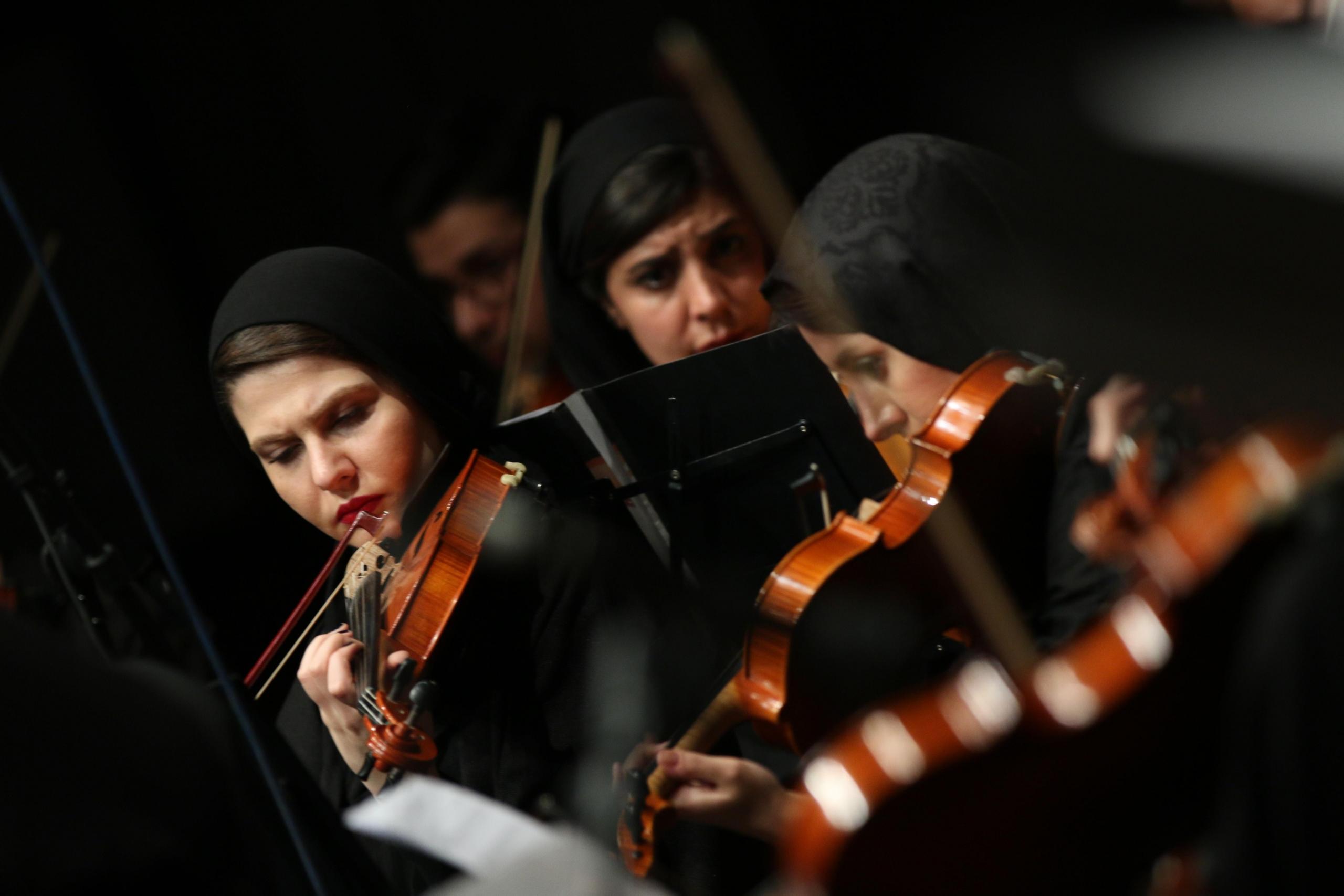 Violen in een orkest