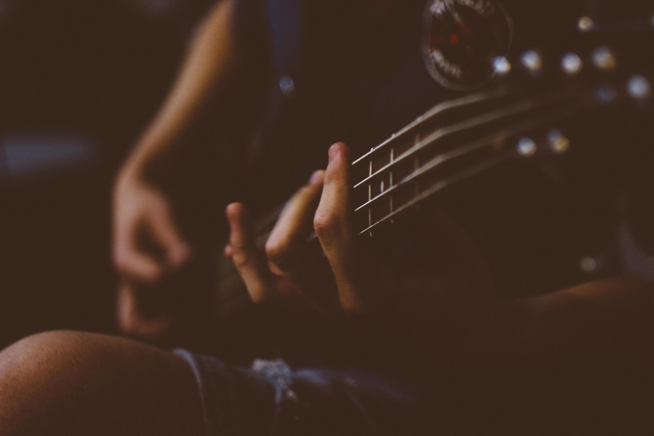 Gitaar handen
