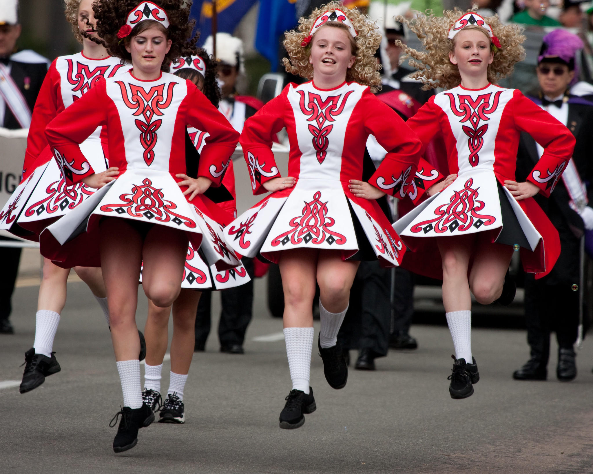 Een van de Ierse dansen