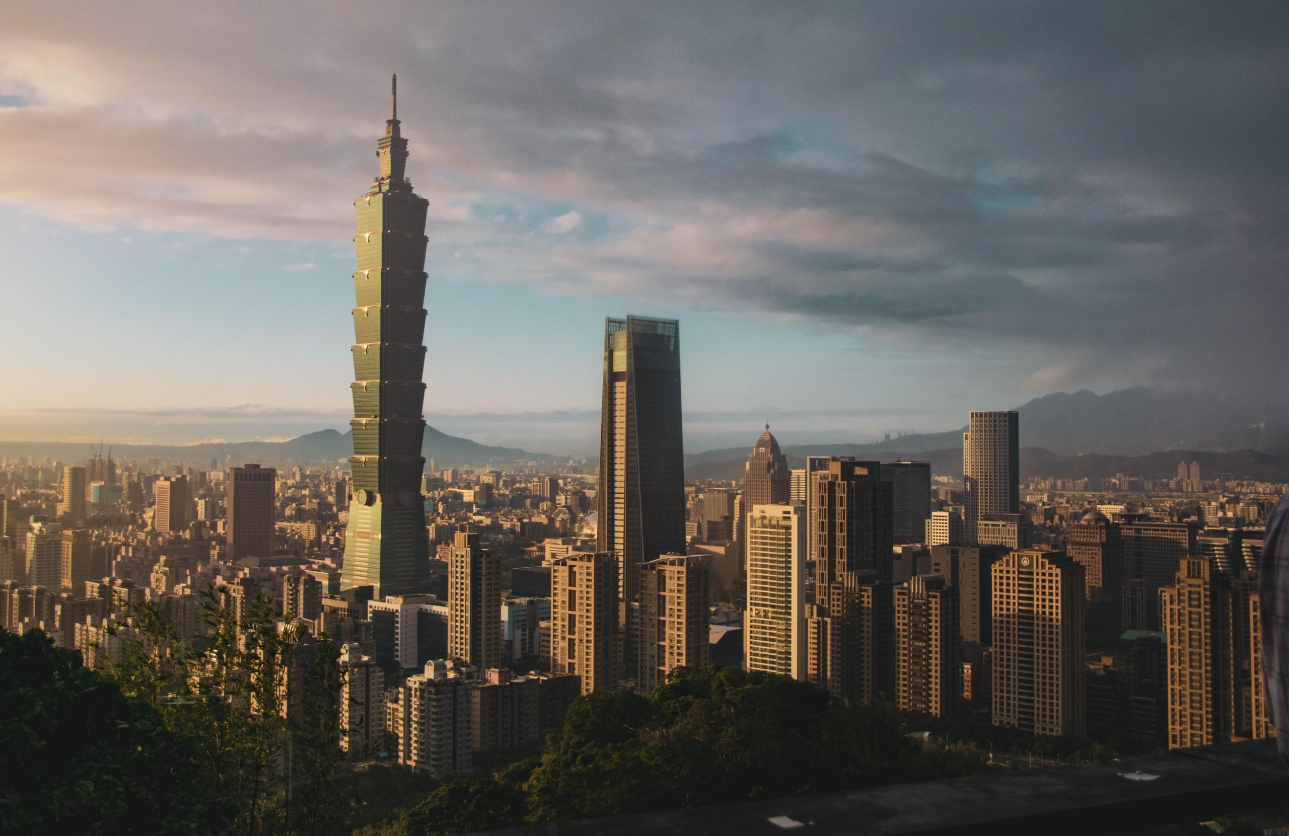 Taipei, de hoofdstad van Taiwan