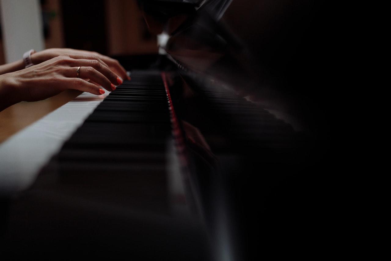 Een piano-akkoord