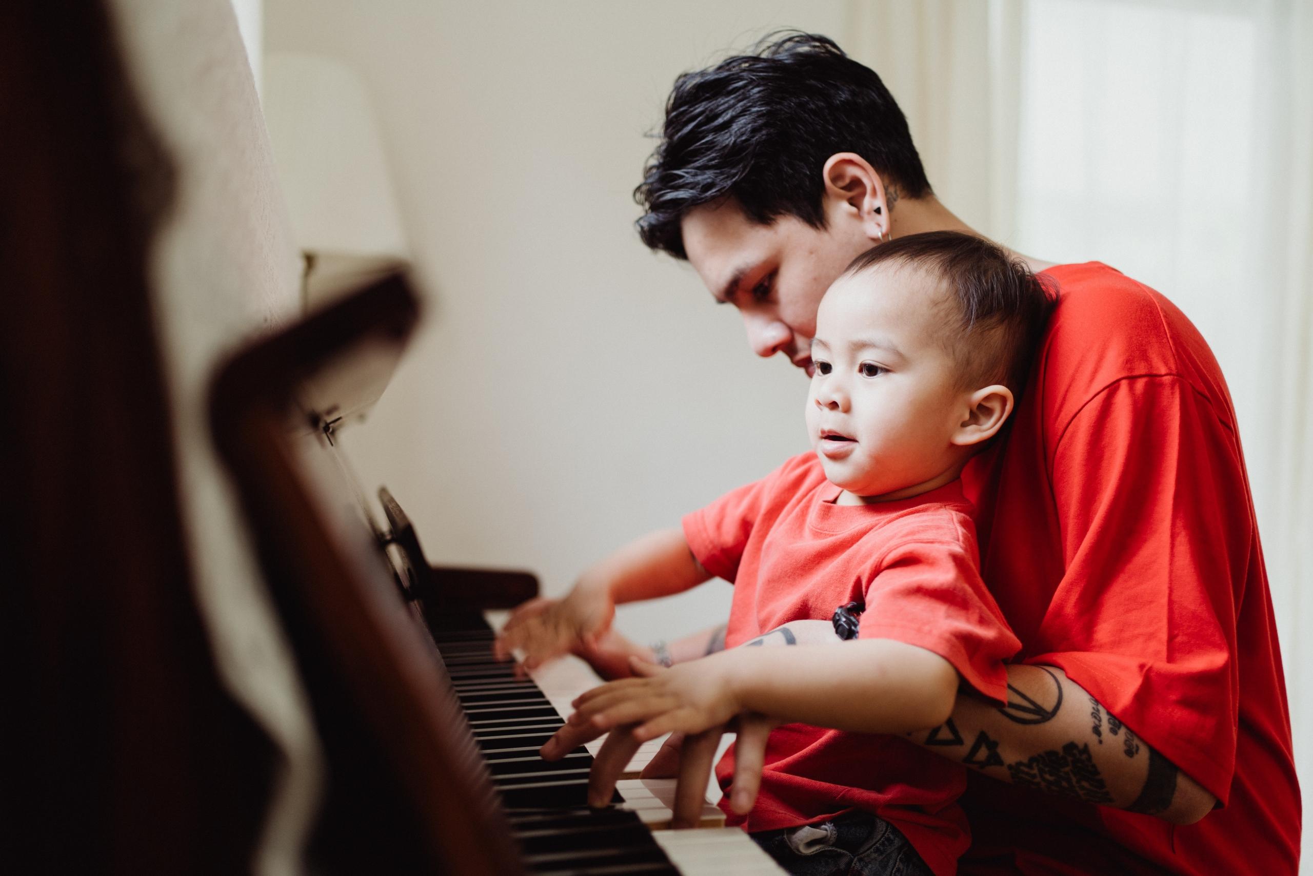 piano muziek kind