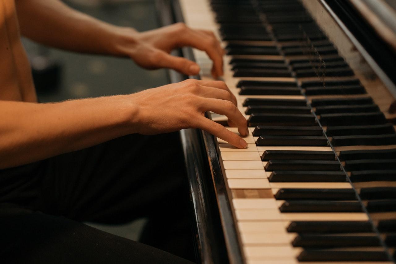 Een piano-akkoord
