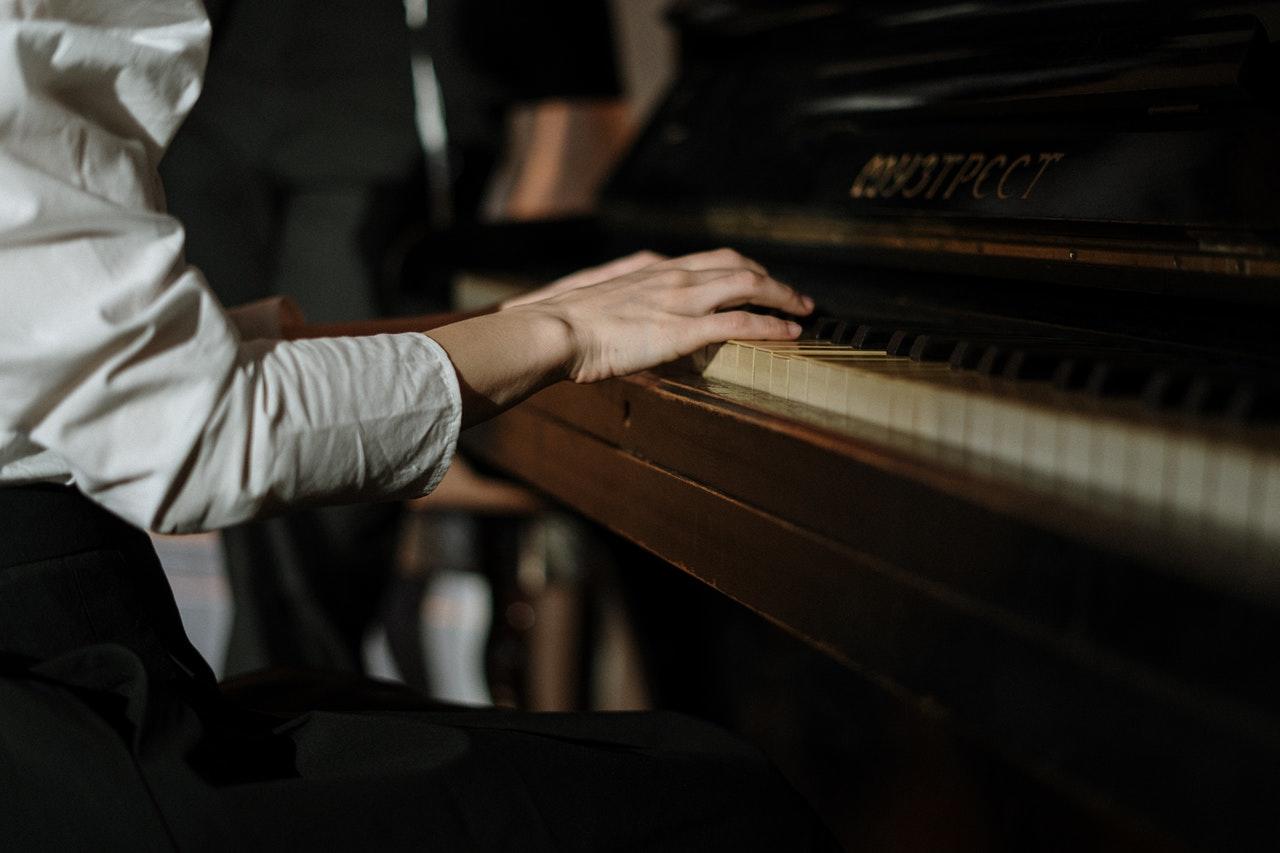 Een piano-akkoord