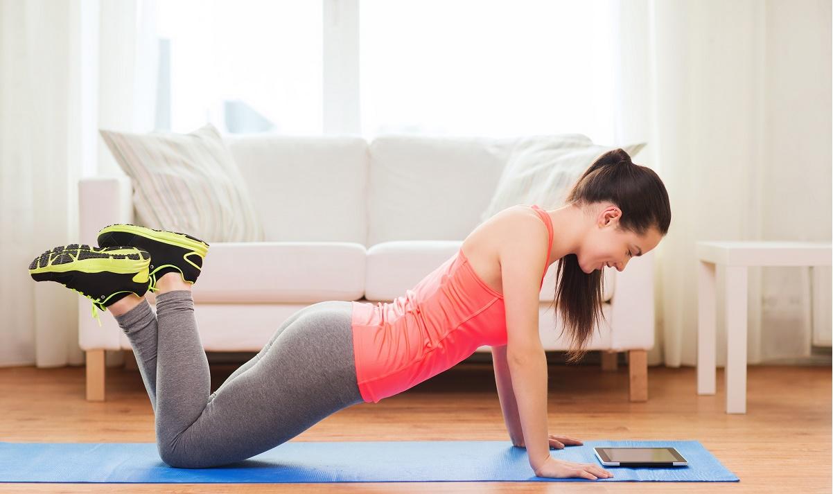 Je kunt verschillende fitnessprogramma's online volgen