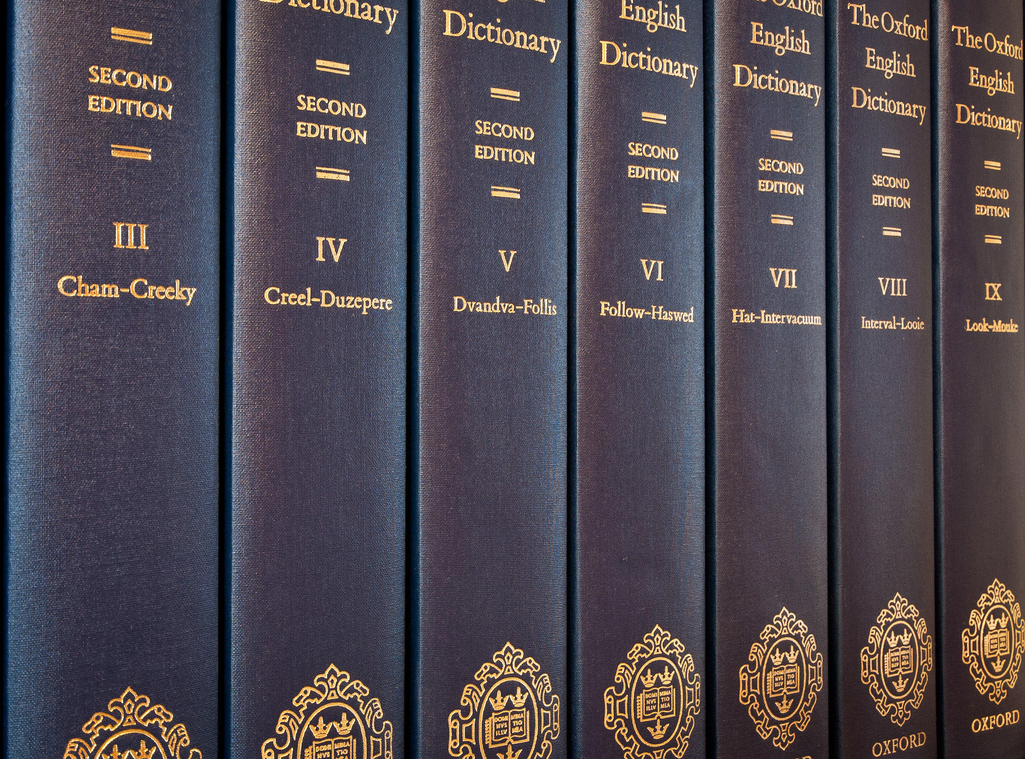 Het Oxford Engelse woordenboek wordt als zeer betrouwbaar gezien