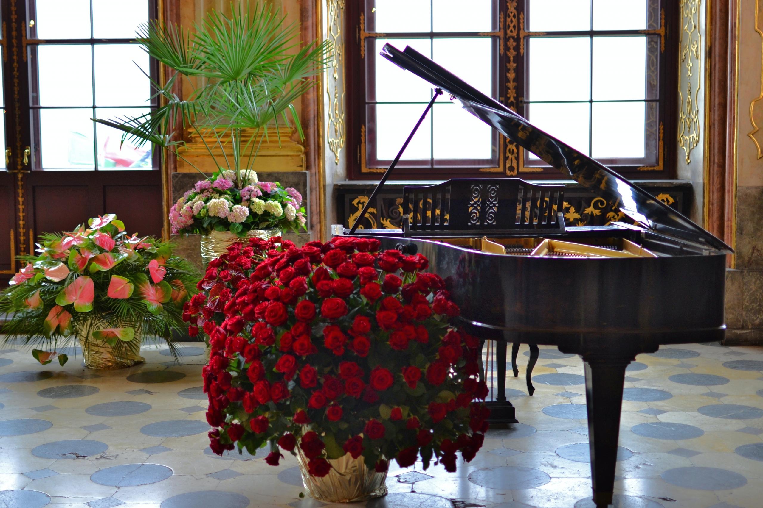 piano spelen rozen