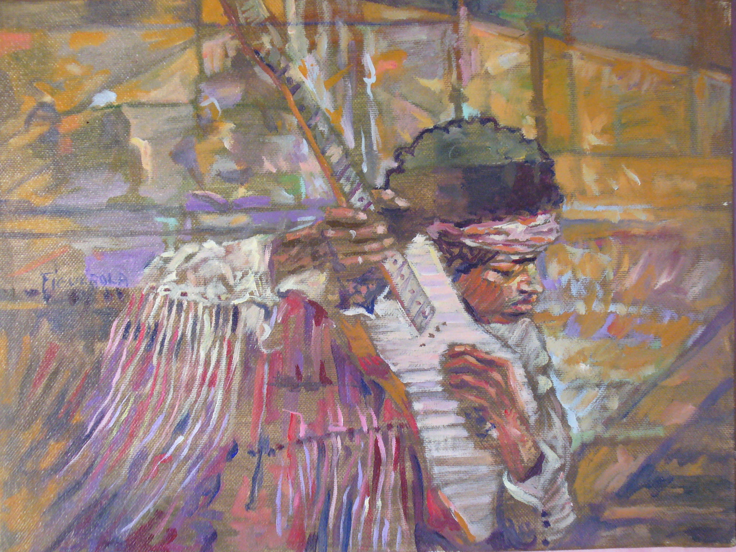 Blijf oefenen op je gitaar en probeer een eigen sound te krijgen