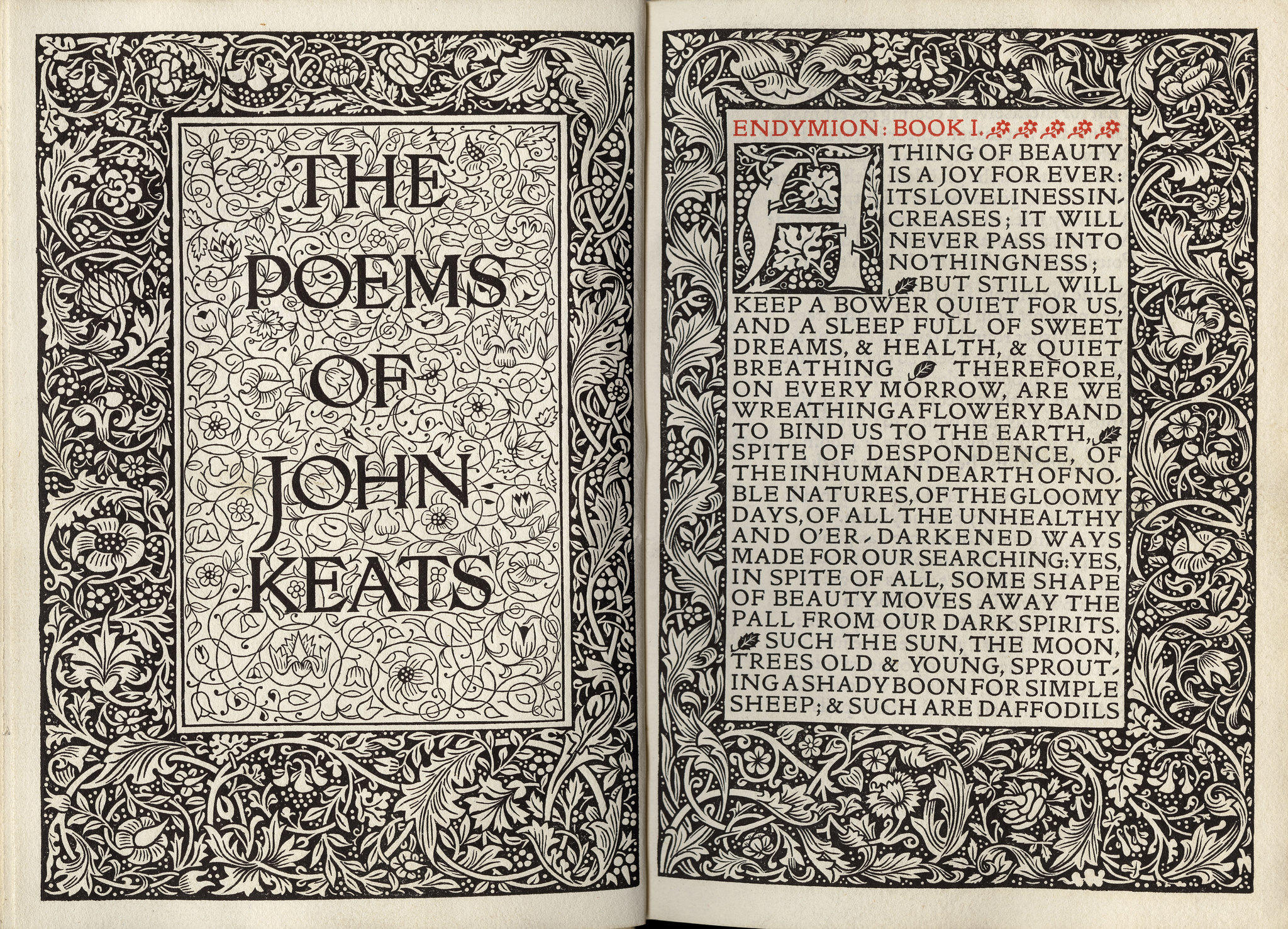 Een werk van John Keats, grote inspiratiebron van Herman Gorter