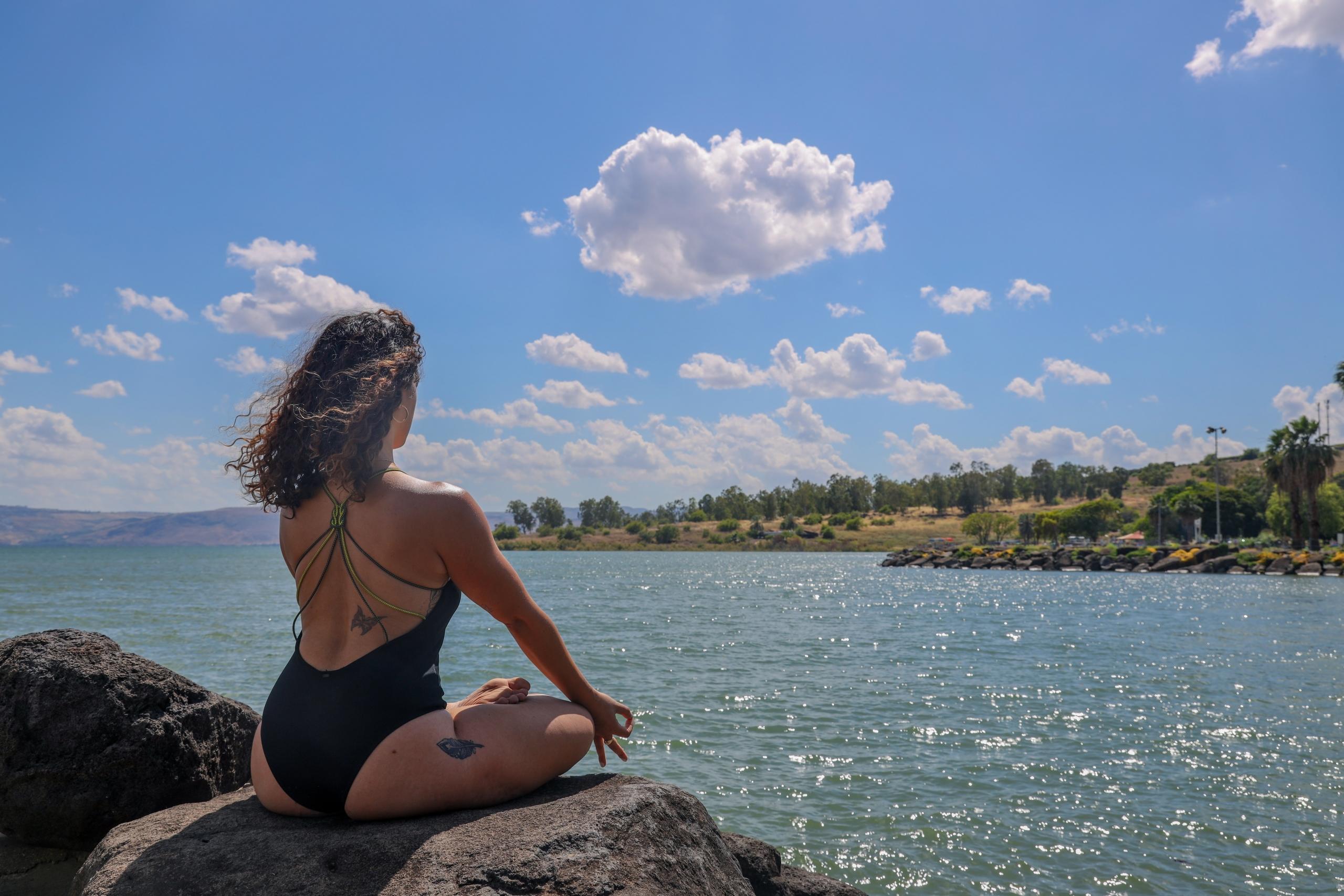 De lotus pose is ook goed voor de gezondheid