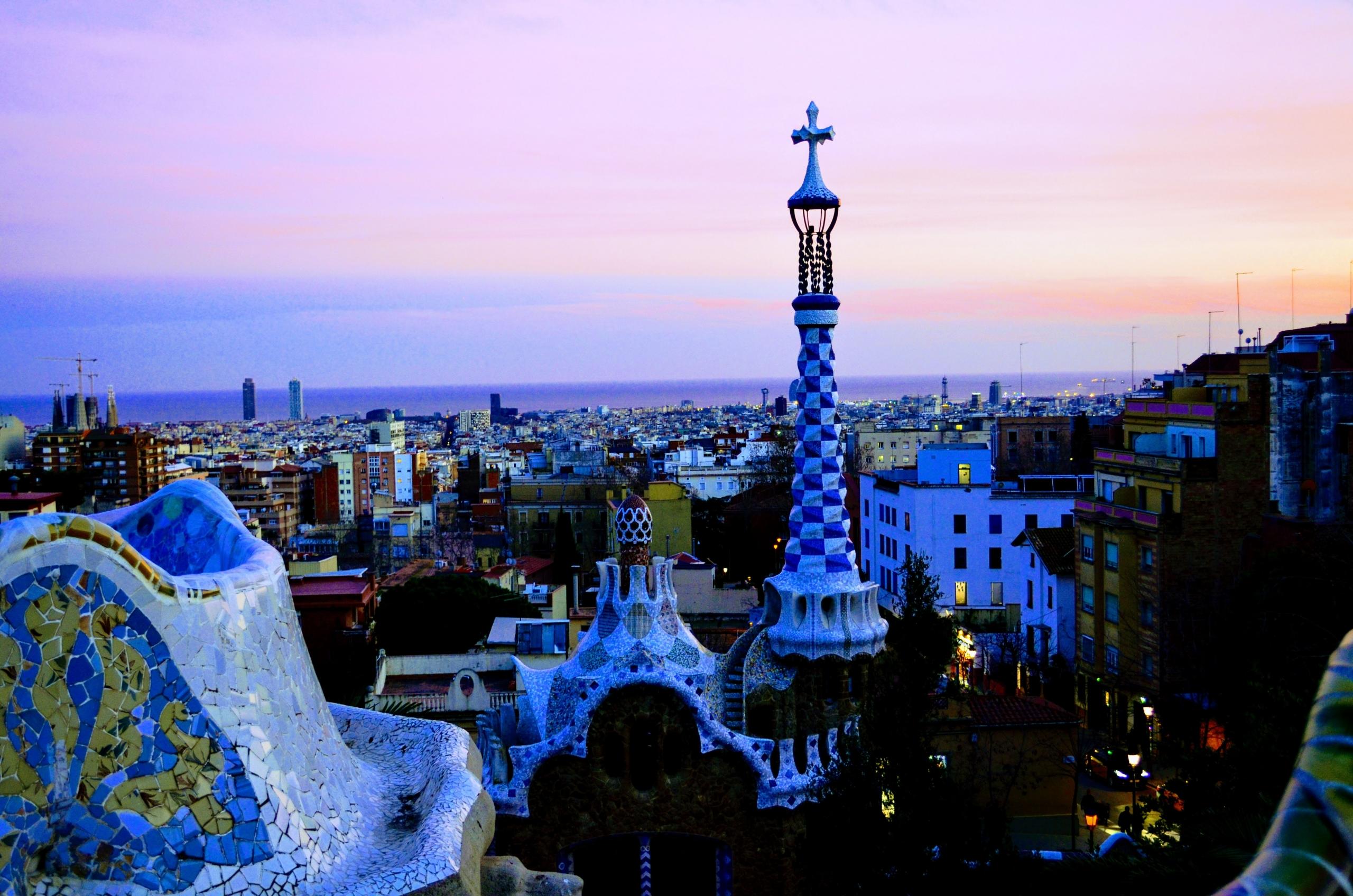 Stadsaanzicht van Barcelona