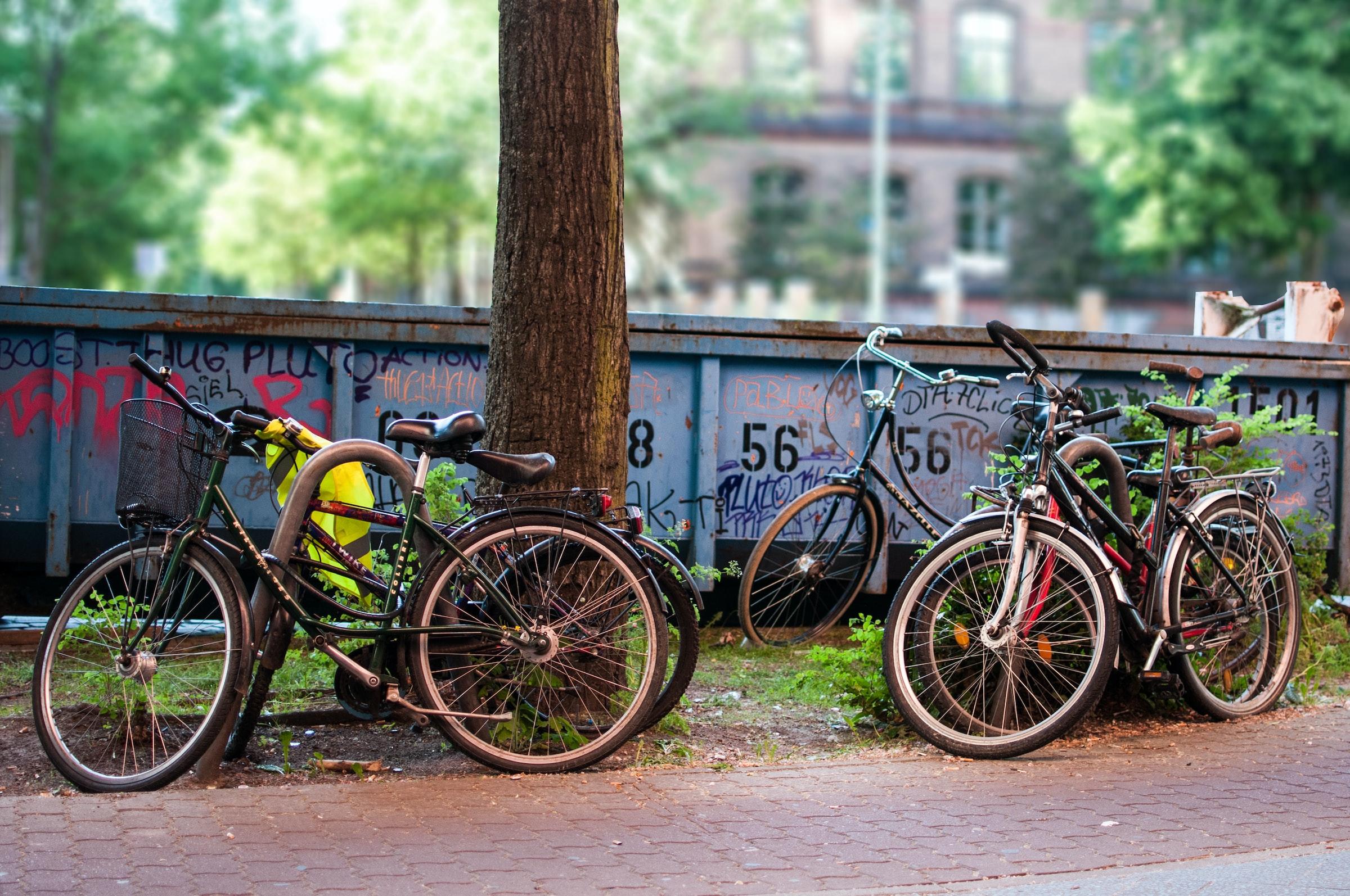 Fietsen, Prenzlauer Berg, Berlijn