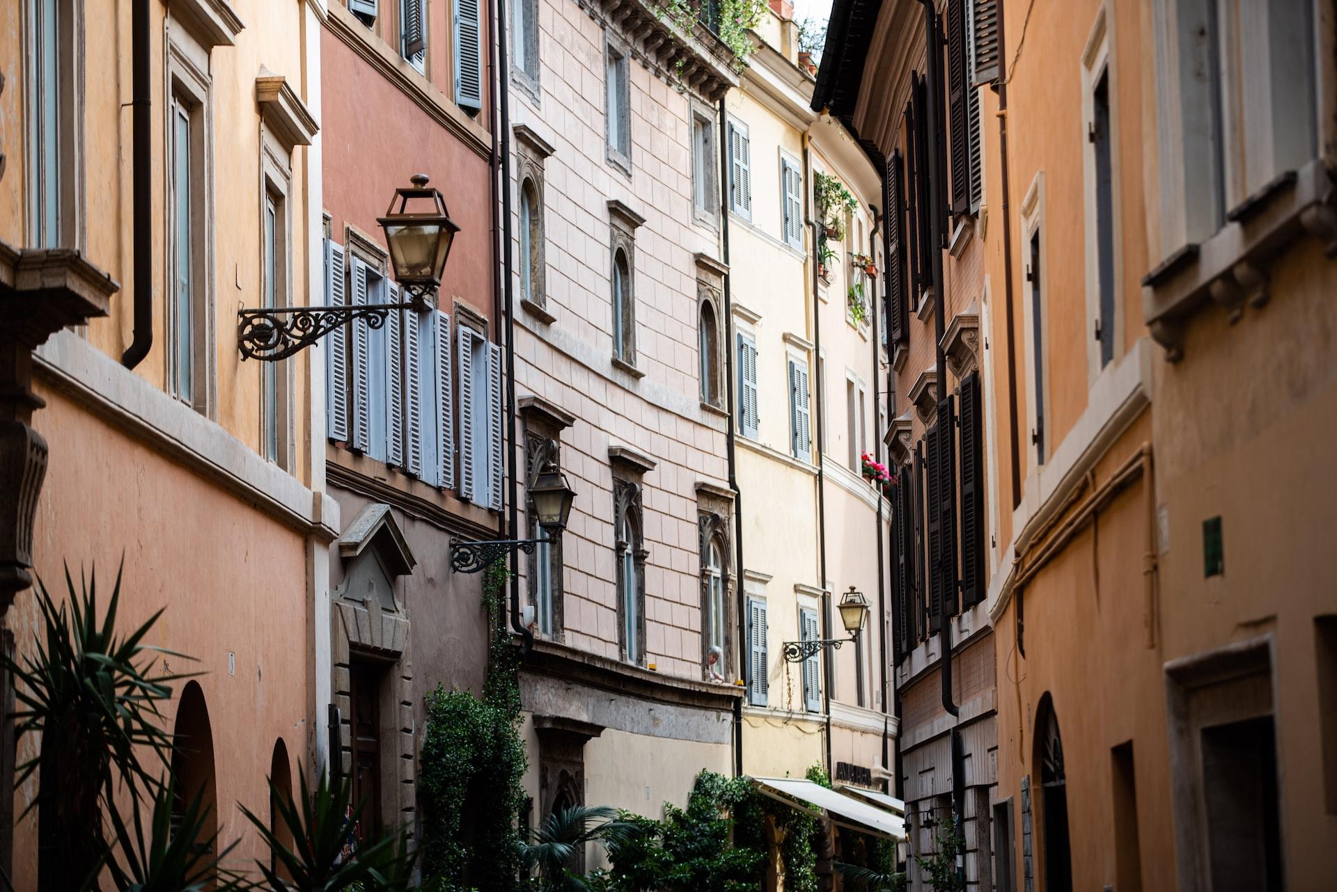 straat in rome