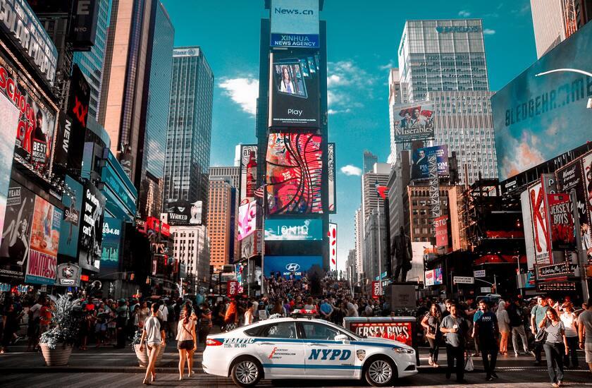 Een kleurig en zonnig Broadway
