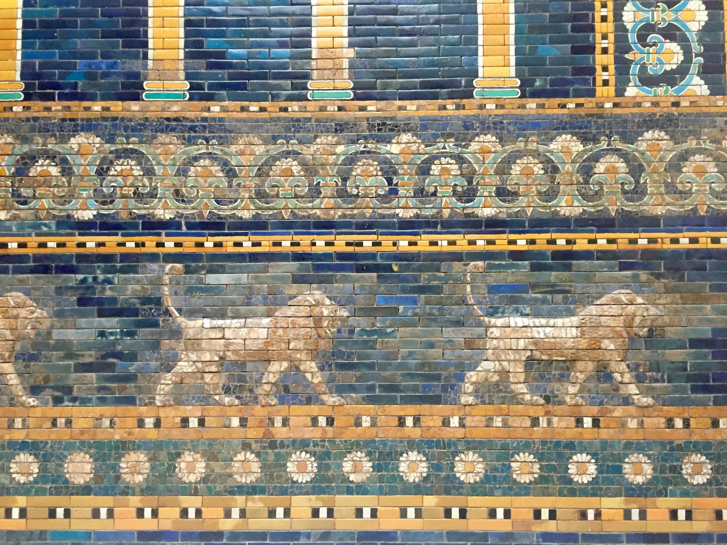 Detail Pergamon Museum in Berlijn