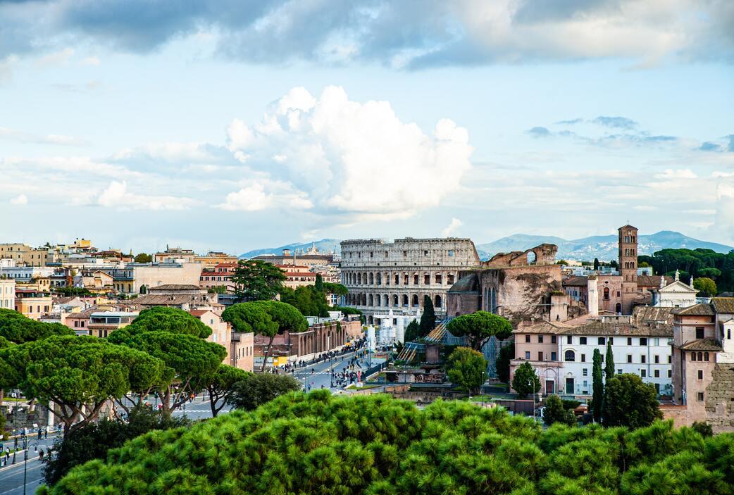 Uitzicht over Rome