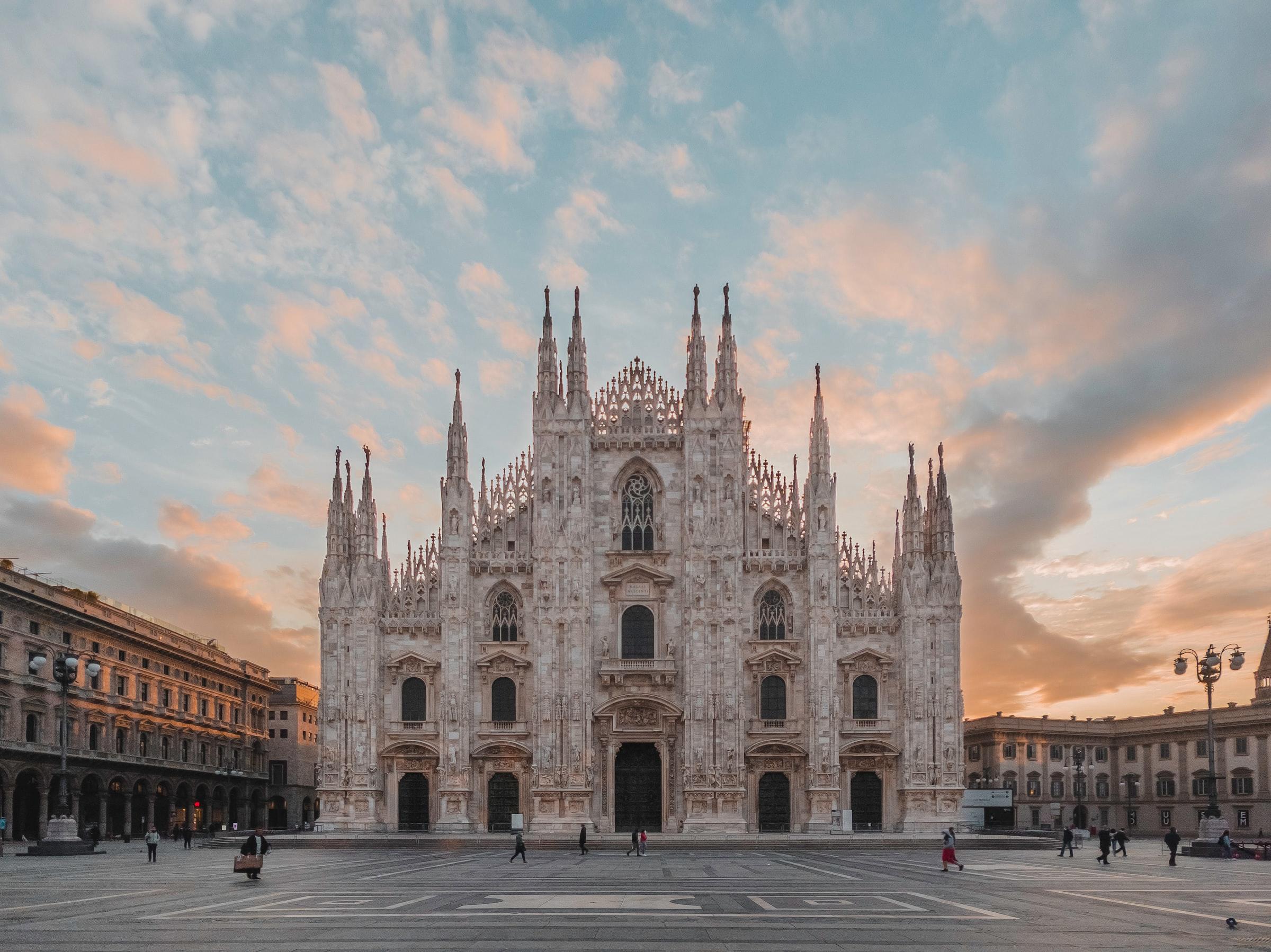 De Duomo, een kathedraal in Milaan