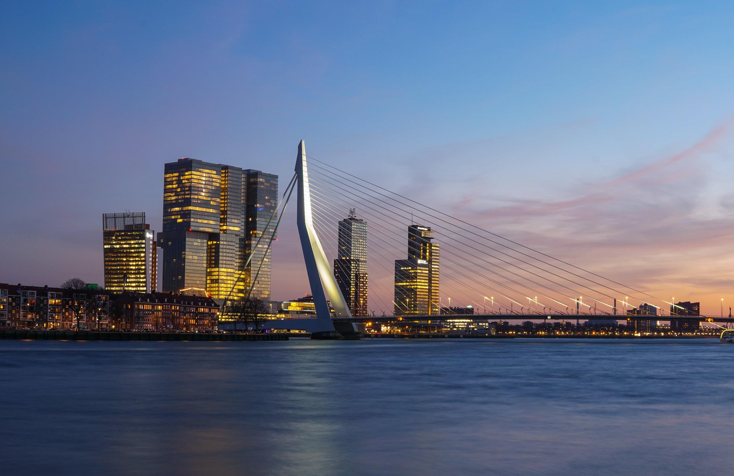 Erasmusbrug in Rotterdam
