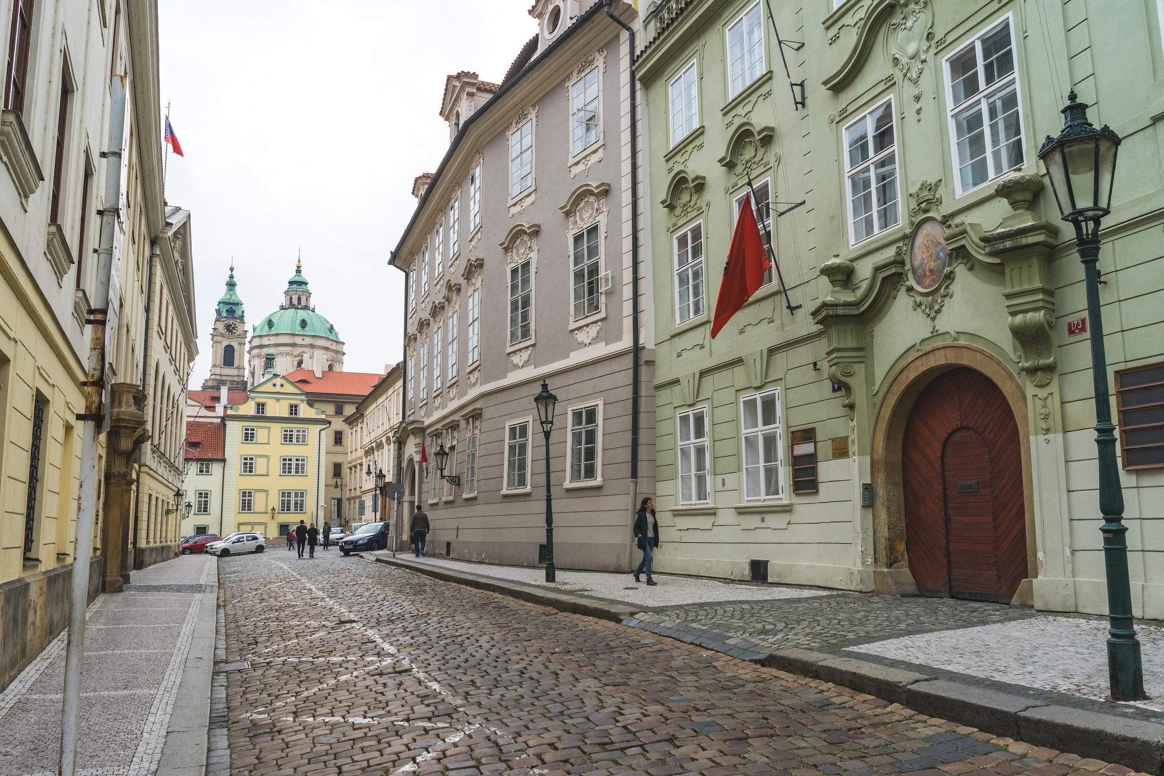 Straat in Praag