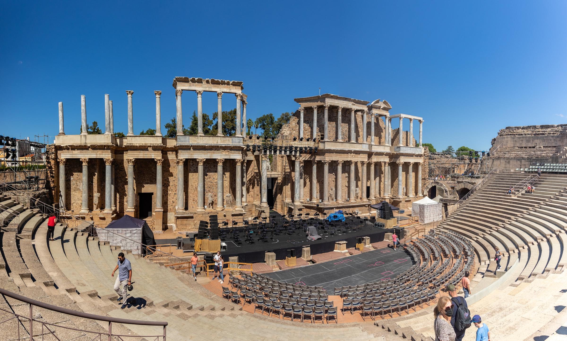 Romeins theater in Mérida, Spanje