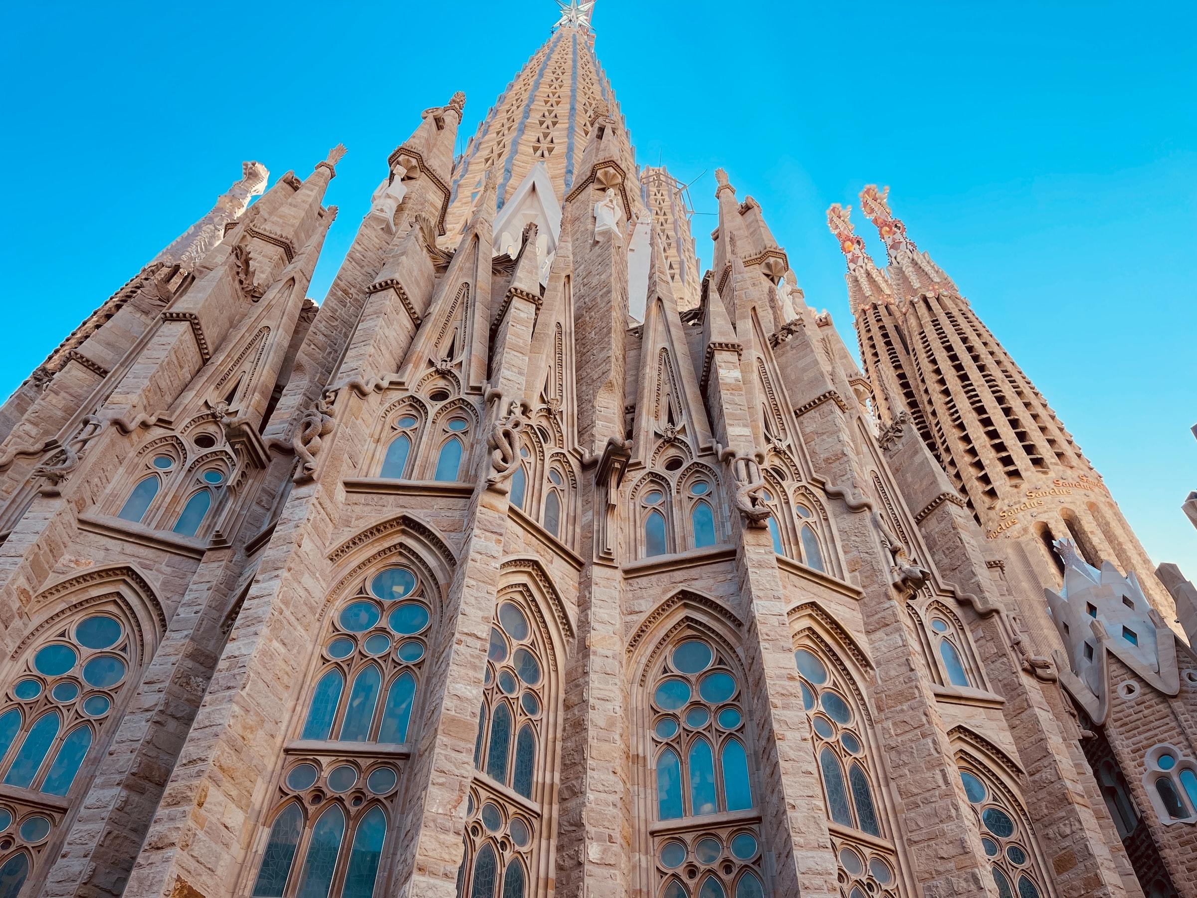 Sagrada Familia van Gaudi in Barcelona