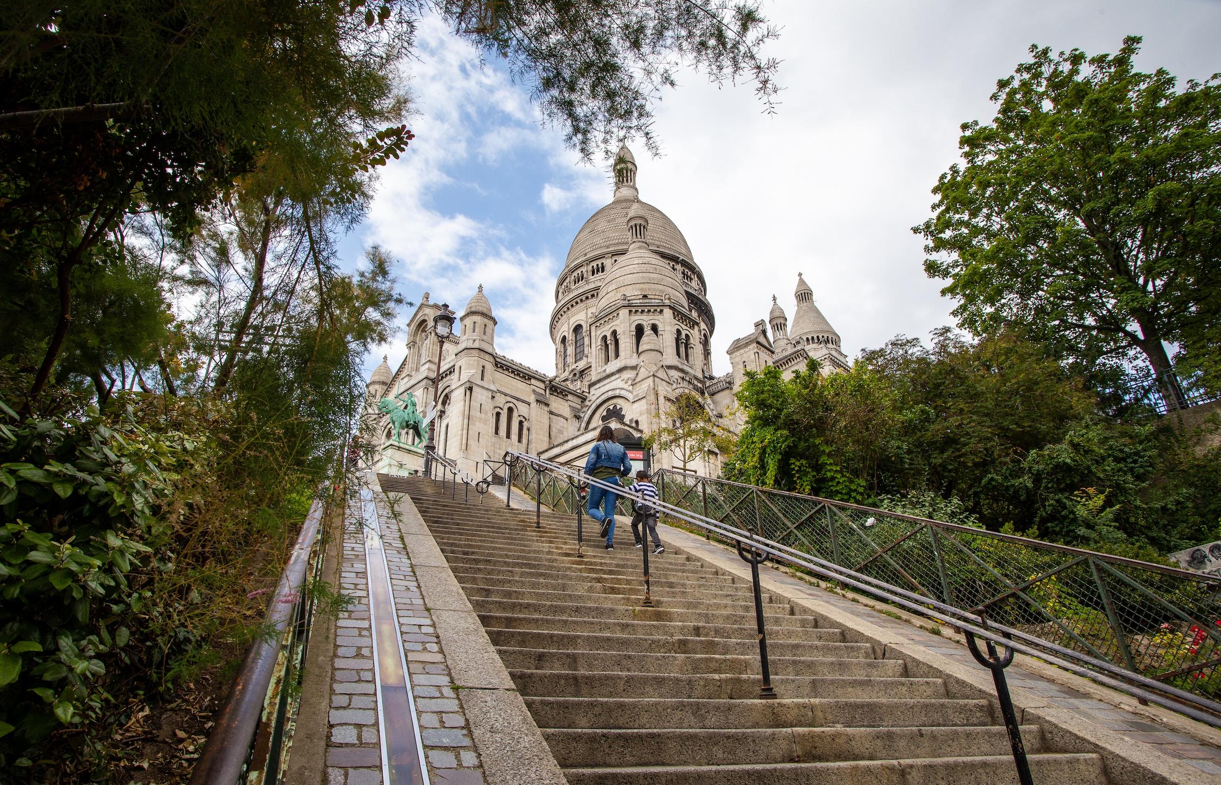 Trappen Sacré Coeur, Monmartre, Parijs