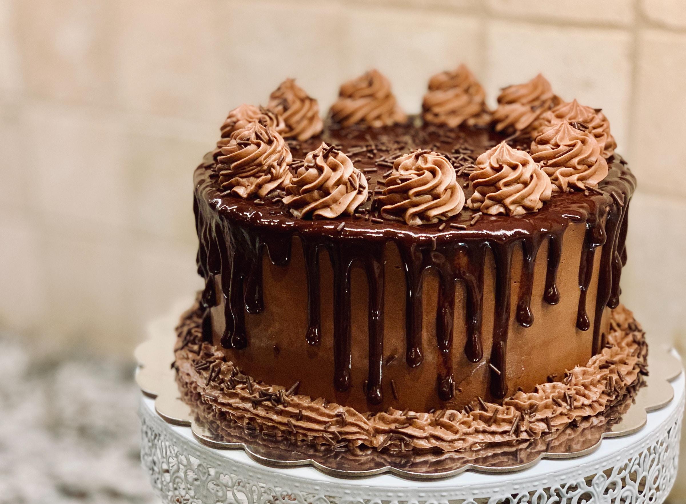 Een chocoladetaart