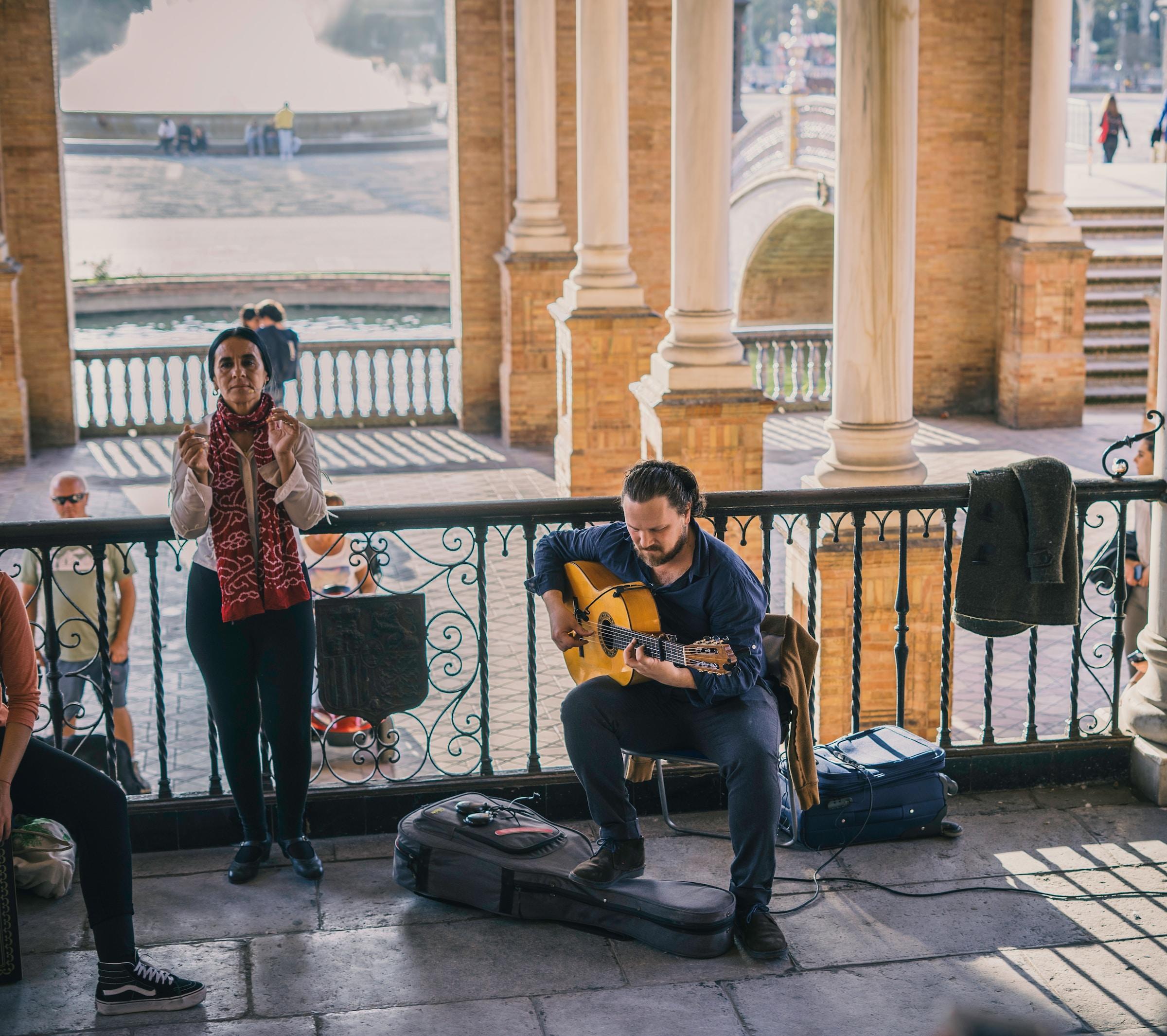 Flamenco gitarist