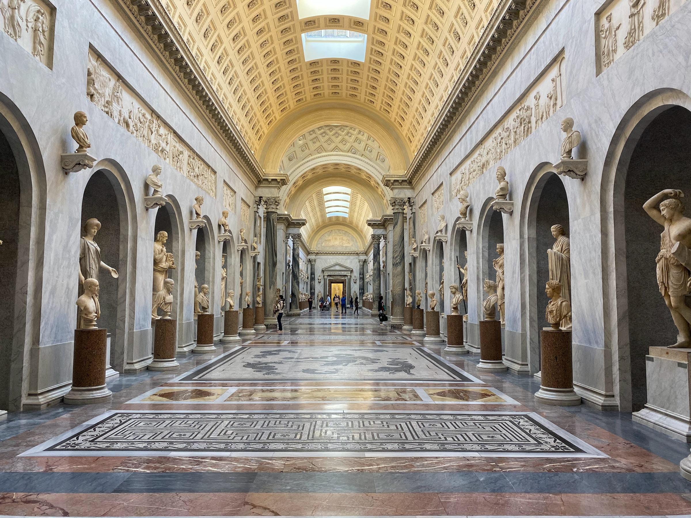 Interieur museum in Vaticaanstad